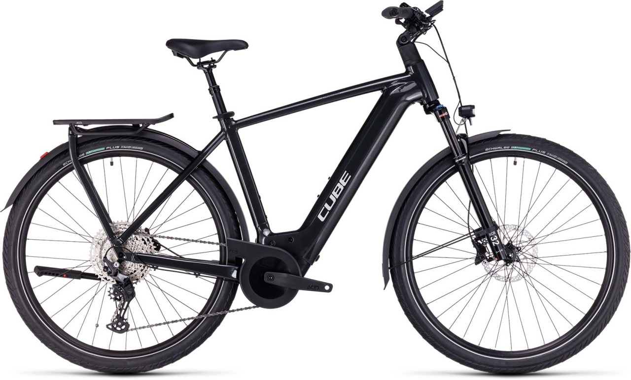 Cube Kathmandu Hybrid EXC 750 grey n silver 2023 - Bicicleta-Eléctrica Trekking Hombres