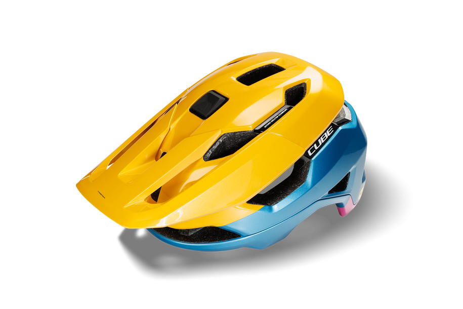 Cube Casco TROOPER - amarillo azul rosa