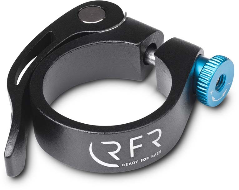 RFR Abrazadera de asiento con cierre rápido 34,9 mm negro n azul