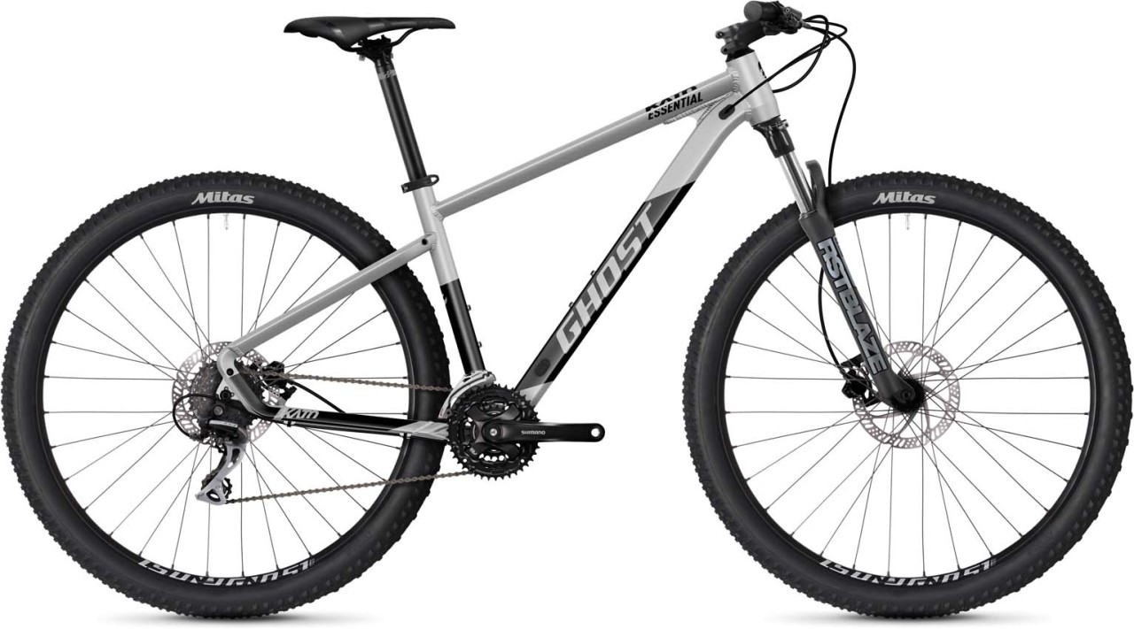 Ghost Kato Essential 29 AL light grey / black matt 2023 - MTB Rígida