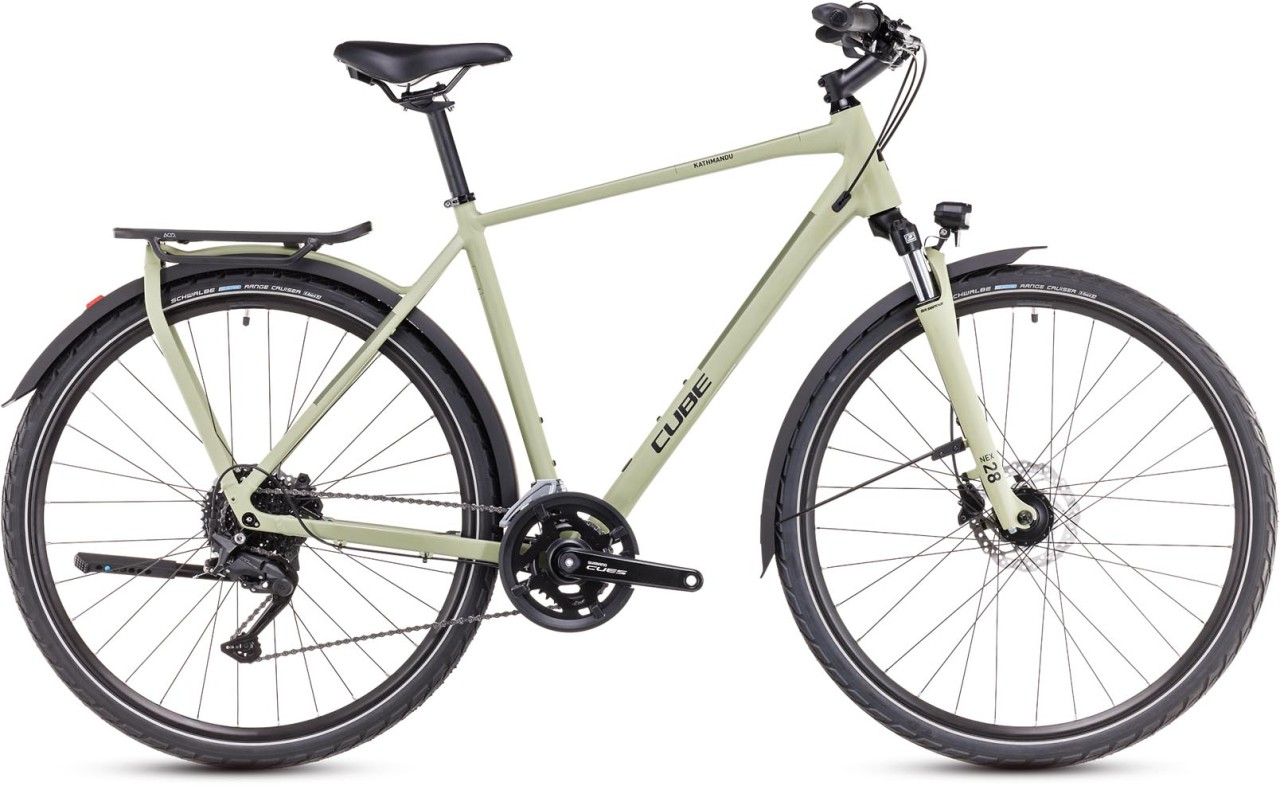 Cube Kathmandu ONE green n black 2024 - Bicicleta Trekking Hombres