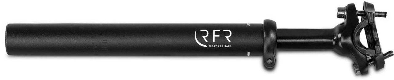 RFR Tija de sillín con suspensión (80-120kg) negra - 27,2 mm x 300 mm