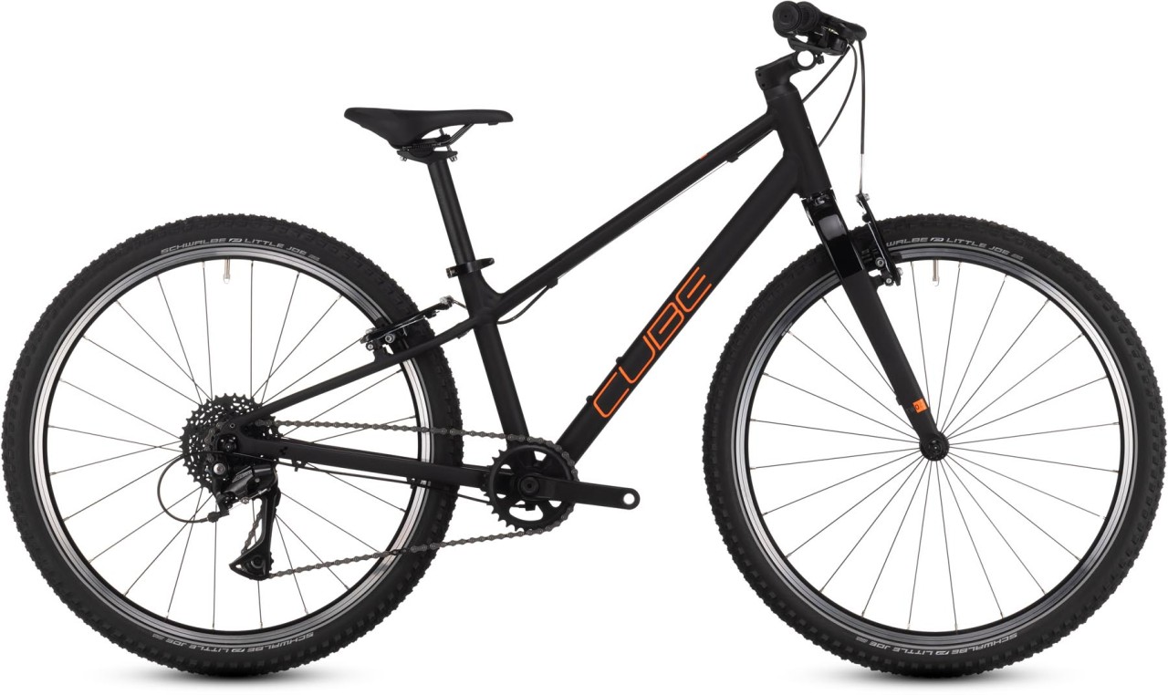 Cube Numove 240 black n orange 2024 - Bicicleta Niños 24 Pulgadas