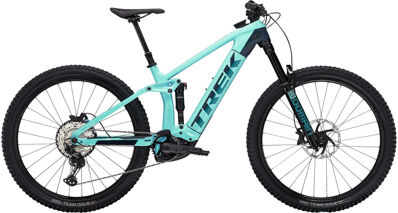 Trek Rail 9.7 Miami Green / Nautical Navy 2022 - MTB-Eléctrica Doble Suspensión