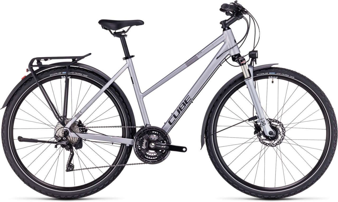 Cube Nature EXC Allroad polarsilver n black 2023 - Bicicleta Cross Damas