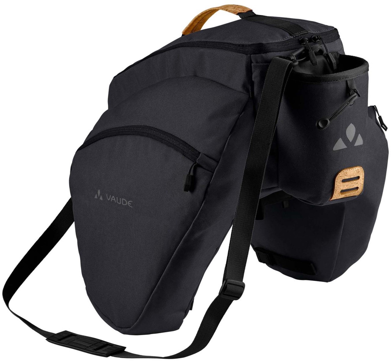 Vaude eSilkroad Bolsa de transporte Plus, negra