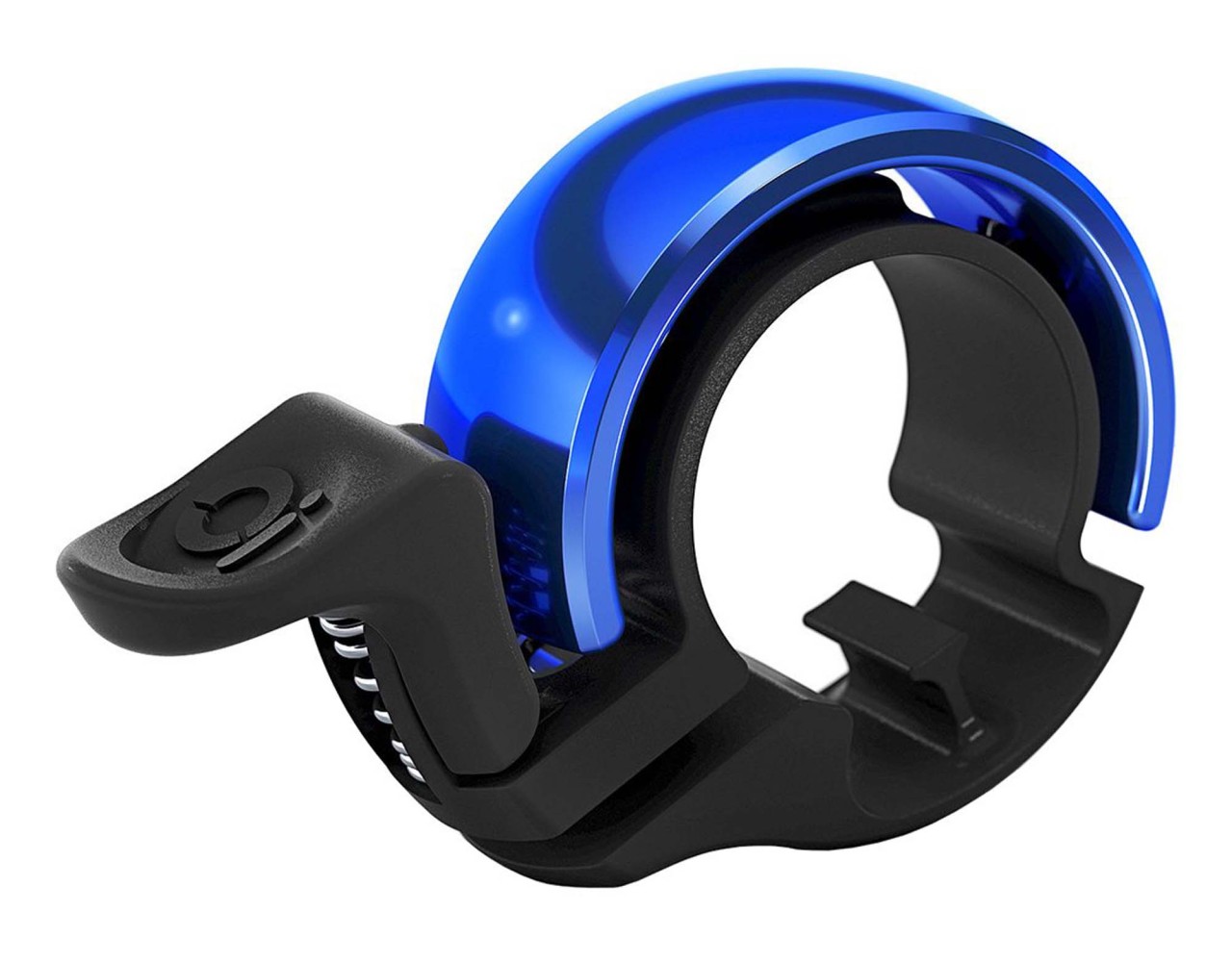 Knog Bell Oi small negro/azul | Diámetro del manillar: 22,2 mm