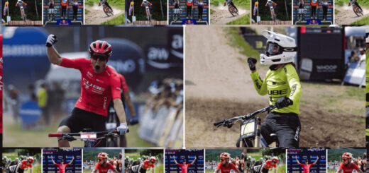 Equipo Cube ganador de la Copa del Mundo de Downhill con Rosa Zierl